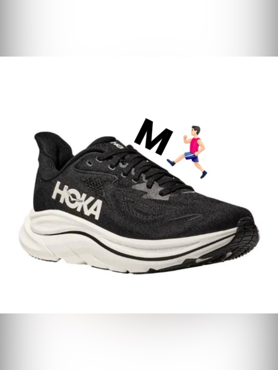 Hoka Other - Hoka Men's Black&White Running Shoes brand new, soft and comfortable (Size10.5)